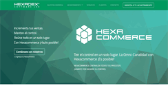 Desktop Screenshot of hexadex.cl